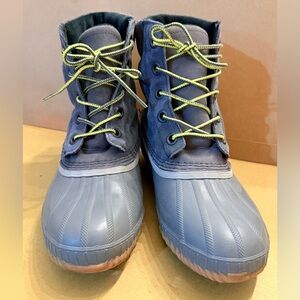 Sorel Gray and Blue Waterproof Boots